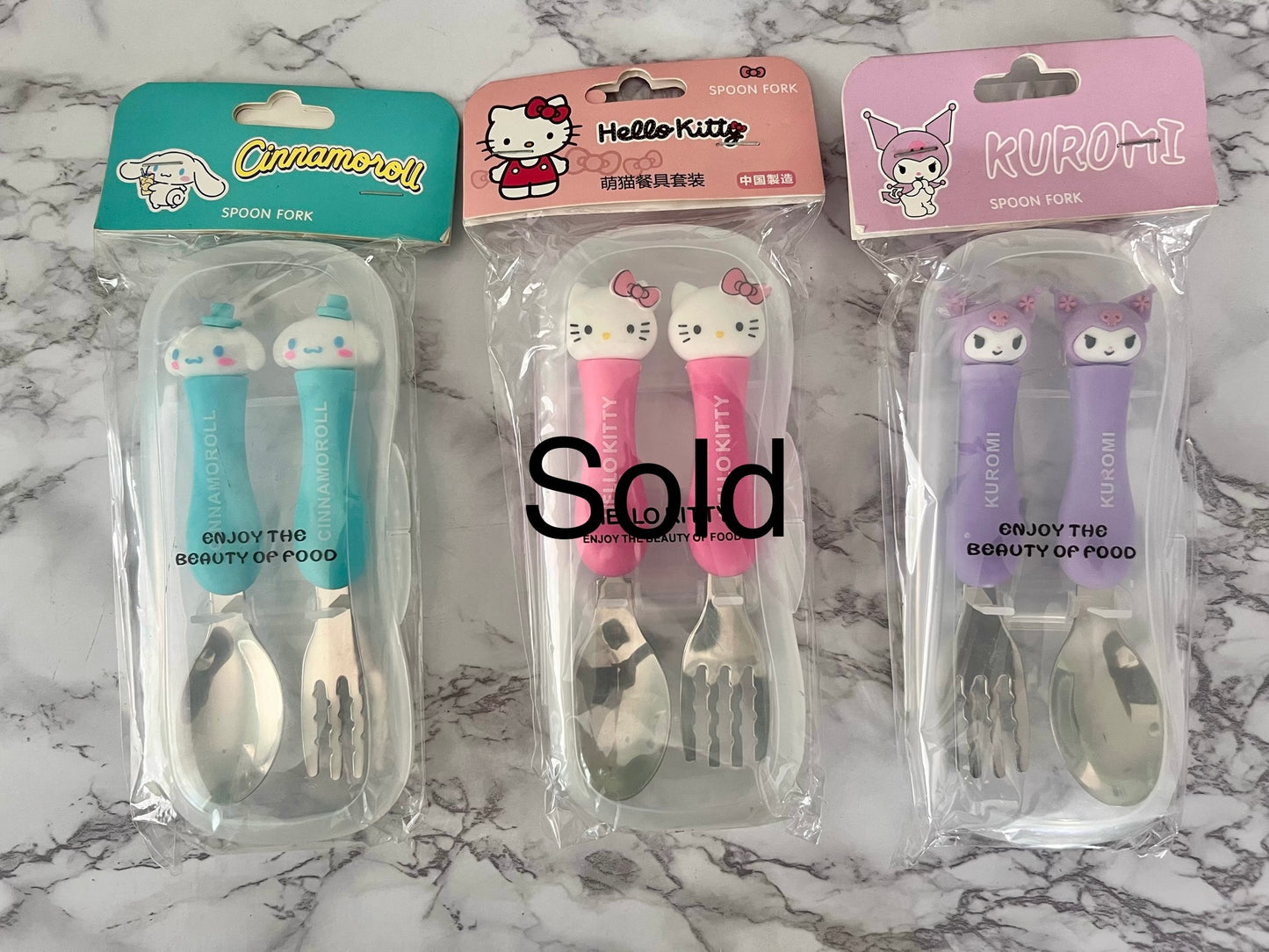 Sanrio utensil set