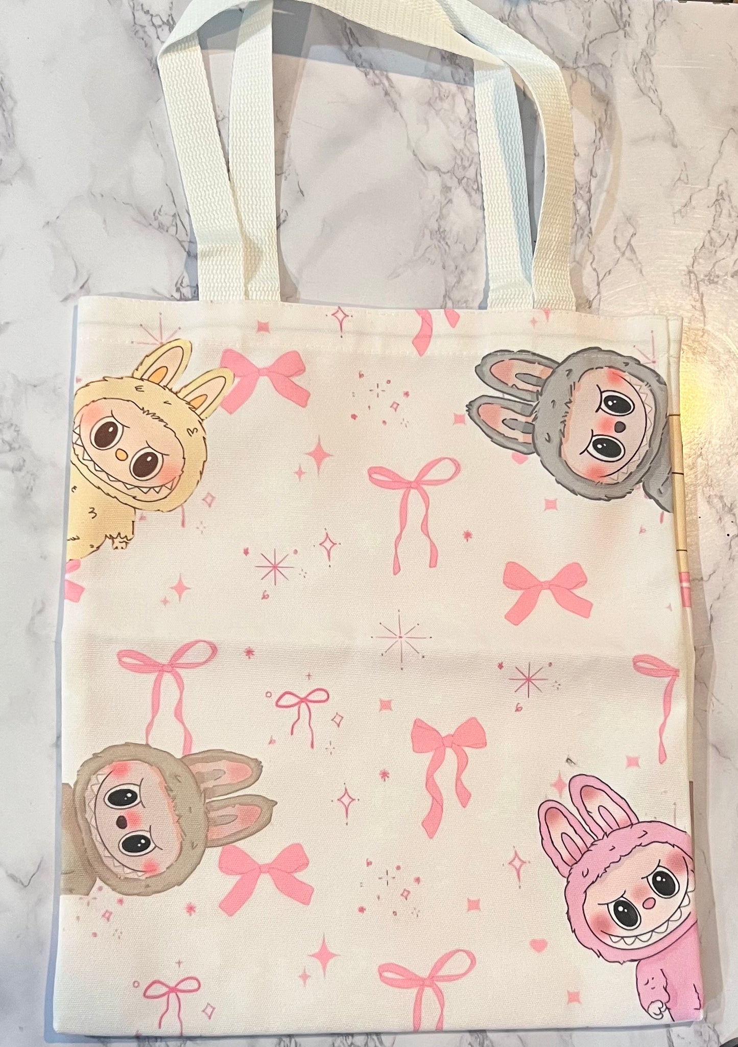 Labubu tote bags